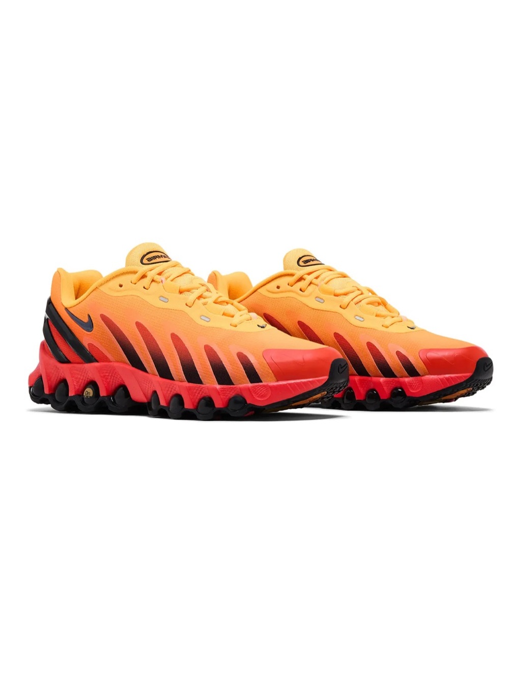 Nike DN8 Orange and Red Gradient Running Sneakers